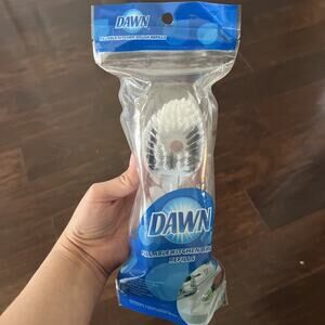 Dawn Dishwashing Fillable Kitchen Brush Refills White and Blue 2 Count Pack NEW